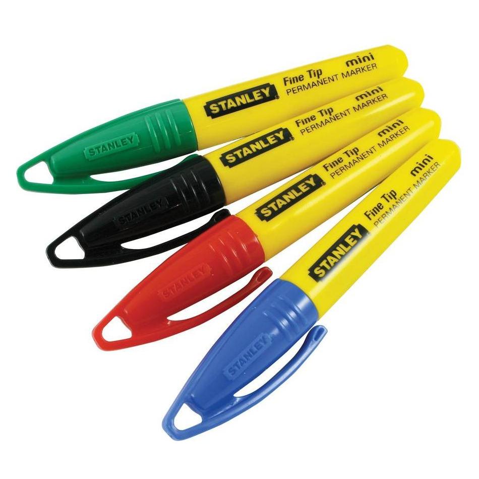 Stanley MARKER FINE TIP MINI 4szt. KOLOROWE (4x) (2-47-329)