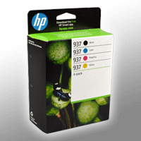 4 HP Tinten 6C400NE 937 Multipack KCMY