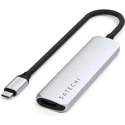 Satechi Slim (USB-C, 4 Ports), Dockingstation + USB Hub, Schwarz
