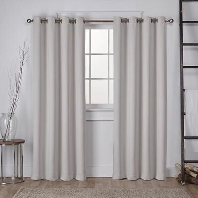 Porch & Den Boosalis Sateen Twill Blackout Curtain Panel Pair