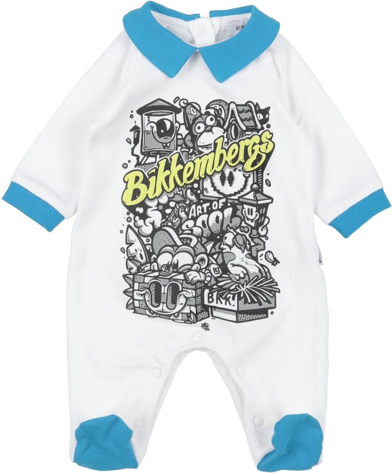Bikkembergs Pelele y peto de bebé Niño Blanco 3,6,9 Niño