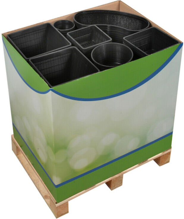 floraworld Teichpflanzkörbeverschied ene AusführungenDisplay (013052)