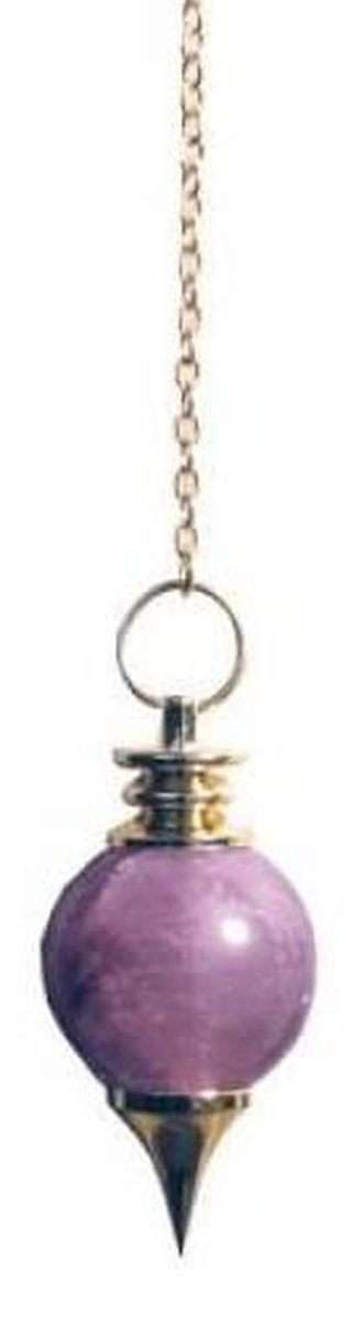 Pendel Amethist Wichelroede Edelsteen - Paars - 45 cm