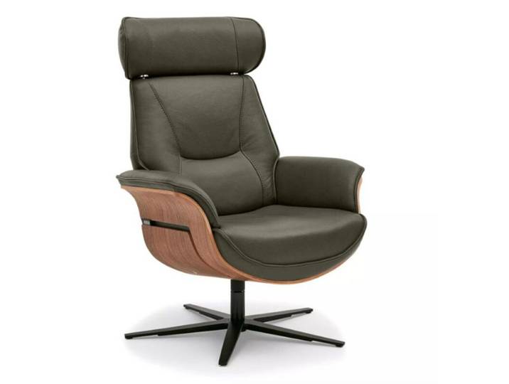 Musterring MR 276 Relaxsessel Leder oder Microfaser mit Relaxfunktionen - Echtleder Torro olive - Nussbaum - ohne Zusatzausstattung Wohnzimmer, Sitzkomfort, gemütlich, Drehfunktion, Memory-Funktion, stufenlos, entspannt zurücklehnen, vollständig bezogen Drehfunktion, manuelle Rückenteilverstellung, Memoryfunktion, manuelle Kopfteilverstellung Modern, Zeitlos