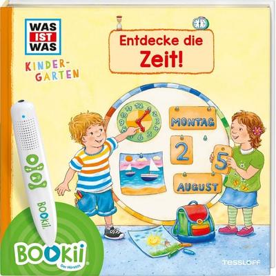 BOOKii® WAS IST WAS Kindergarten Entdecke die Zeit!, Gebundene Ausgabe von Benjamin Schreuder,Andrea Weller-Essers, Tessloff Verlag Ragnar Tessloff