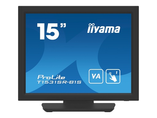 Iiyama ProLite T1531SR-B1S - LED-Monitor - 38 cm (15") (T1531SR-B1S)