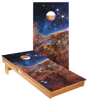 Skip's Garage Cosmic Cliffs Cornhole Boards