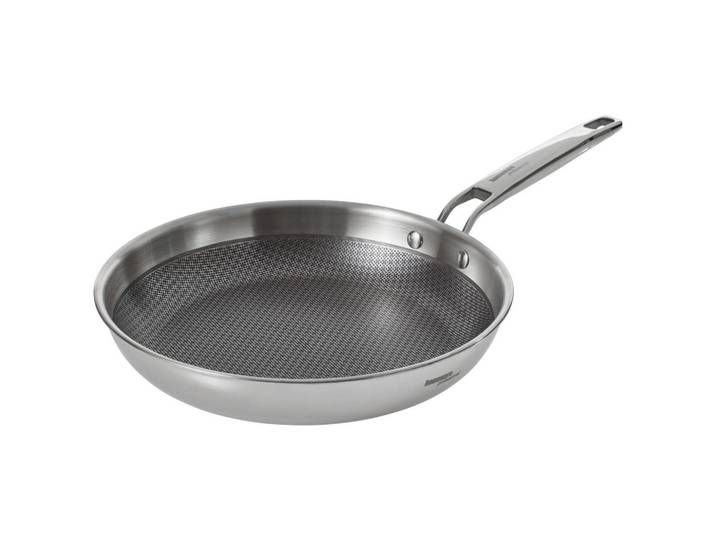 Homeware Profession. Bratpfanne, Edelstahlfarben, Metall, konisch, Lfgb, backofengeeignet, antihaftbeschichtet, Kochgeschirr, Pfannen, Bratpfannen