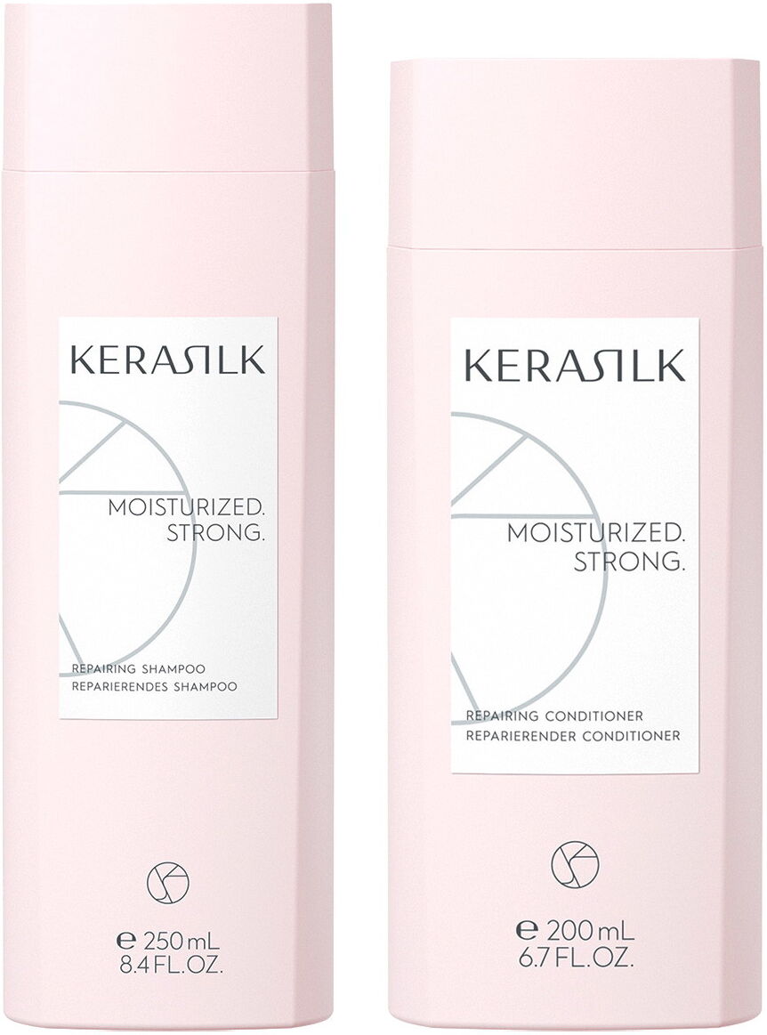 450ml KERASILK Repair Set (Shampoo 250ml + Conditioner 200ml)