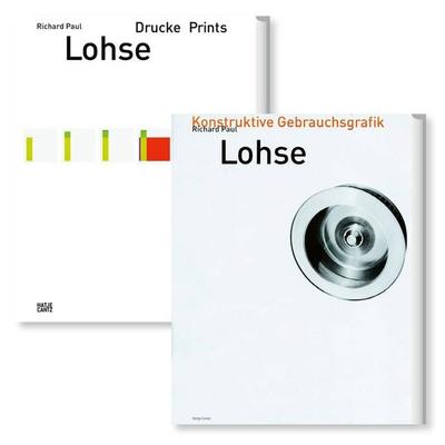 SET: Richard Paul Lohse. Konstruktive Gebrauchsgrafik & Drucke, Set von Felix Wiedler,Hans Joachim Albrecht,Johanna Lohse James, Hatje Cantz Verlag,