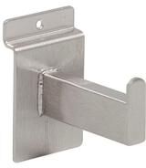 "Econoco - BQRW3SN 3"" Faceout for Slatwall in Satin Nickel. Pack of 24"