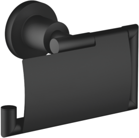 Dornbracht Tara. Papierrollenhalter 83510892-33 mit Deckel, schwarz matt
