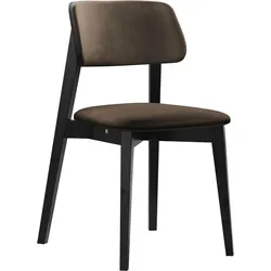 WOHNZIMMER STUHL KT63/C, Holzfarbe: Schwarz