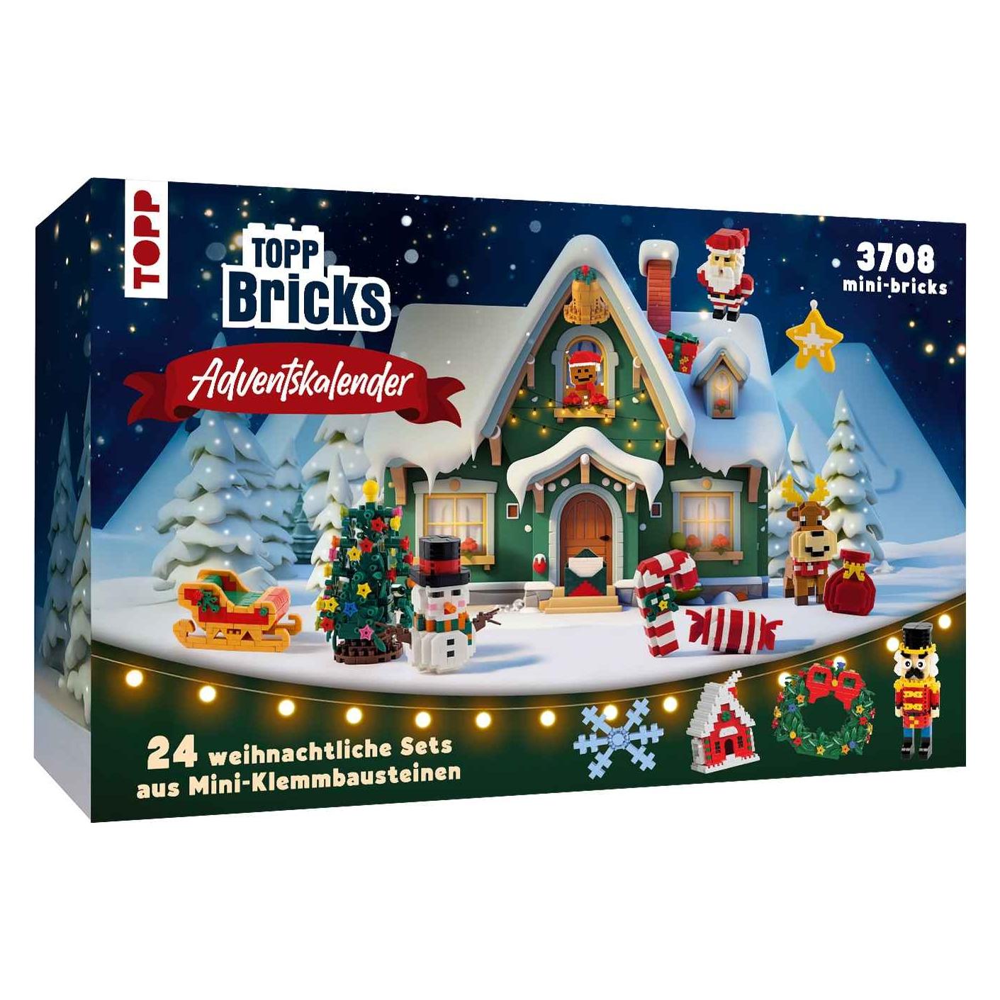 Frech Mini-Klemmbausteine Adventskalender - 24 Tage Bauspass für Gross und Klein (24 Türchen) (679/18779)