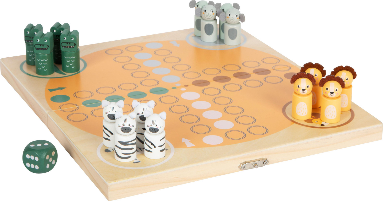Ludo Safari bordspel voor 4 spelers