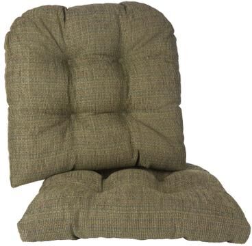 "15"" Tyson Gripper Chair Pad by BrylaneHome in Green"