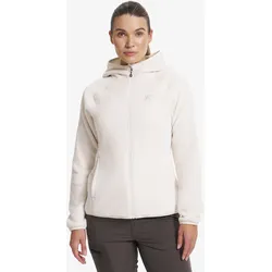 Fog Fluffy Hooded Fleece Damen Tofu, Größe:M - Damen > Oberteile > Fleece & Midlayers - Weiß