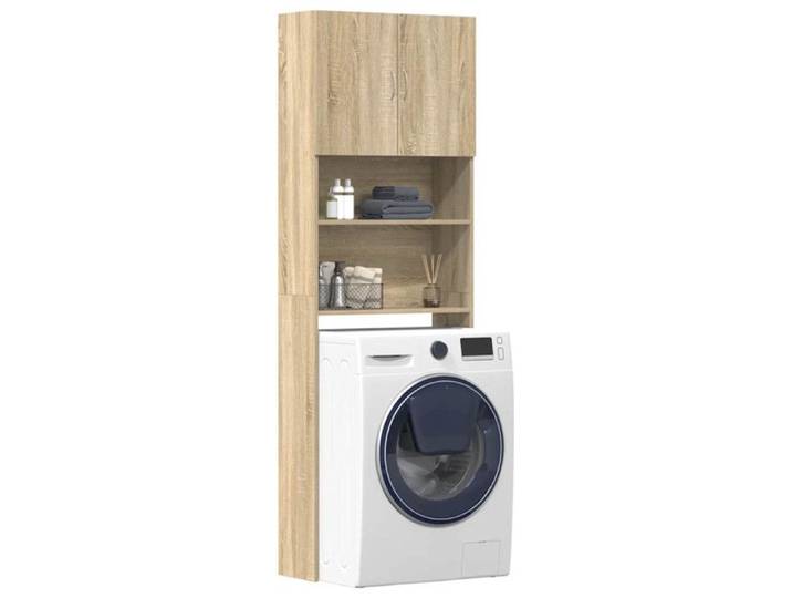Meuble de machine à laver chêne sonoma bois d ingénierie