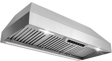 Akicon 42 in. Ducted 1200-CFM Range Hood Insert Gesture Sensing with LED in Stainless Steel