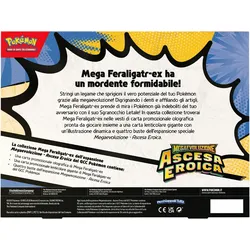 Pokémon Mega-Kollektion, Heroischer Aufstieg, Emboar-EX Feraligatr-EX (Italienisch, Box Set & Collection)