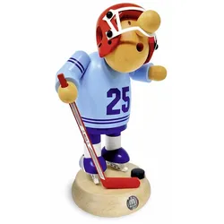 Müller Räuchermann Müllerchen Eishockey Spieler 12 x 18 cm