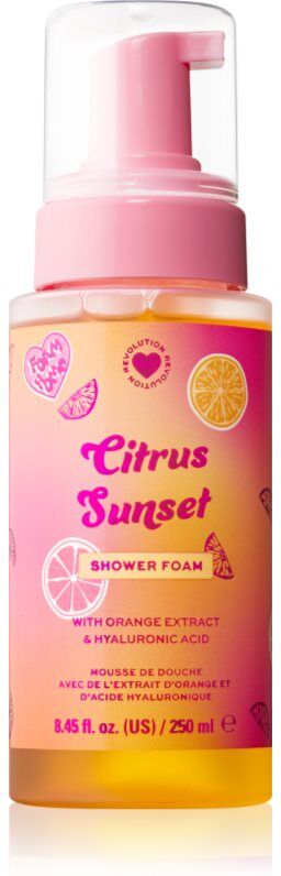 I Heart Revolution Citrus Sunset Shower Foam mousse de douche 250 ml