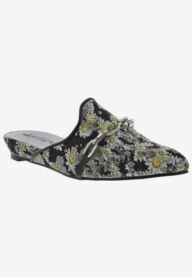 Women's Fluent Mule by Bellini in Black Floral Print (Size 7 M)