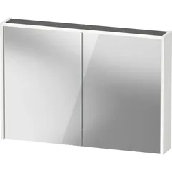 Duravit D-Code Spiegelschrank Verspiegelt DC7107018181000 1000x700x148, Weiß Matt, Steckdose E, LED Beleuchtung