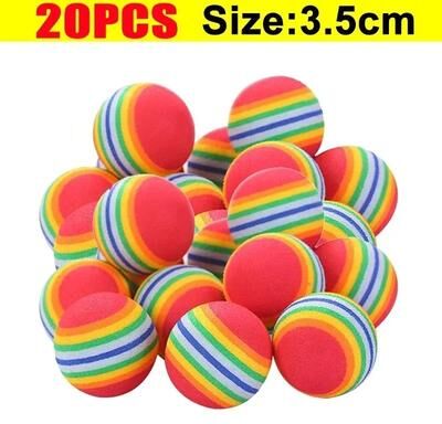 Inspire Essentials Rainbow Bounce Pet Balls b