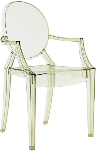 Kartell Louis Ghost Armlehnstuhl 4er Set (glasklar transparent) glasklar transparent