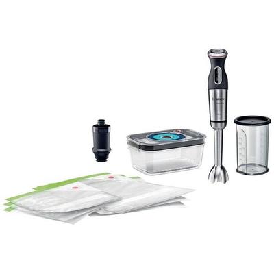 Bosch Haushalt MS8CM61V1 Stabmixer 1000W Edelstahl, Schwarz