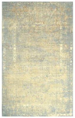 Alora Decor Essential Blue, Grey, and Cream Classic Wool Blend Rug
