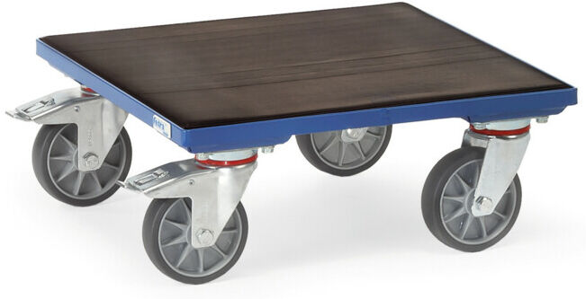 fetra Chariot pour caisses KF 61 G Caoutchouc à rainures (2173)