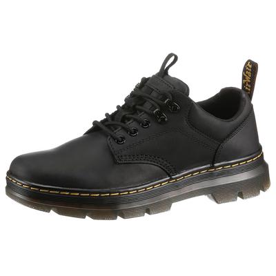 Schnürschuh DR. MARTENS "Reeder WYOMING", Herren, Gr. 47, schwarz, Leder, Schuhe Schnürschuh, Freizeitschuh, Halbschuh, Schnürschuh mit typischer Kontrastnaht