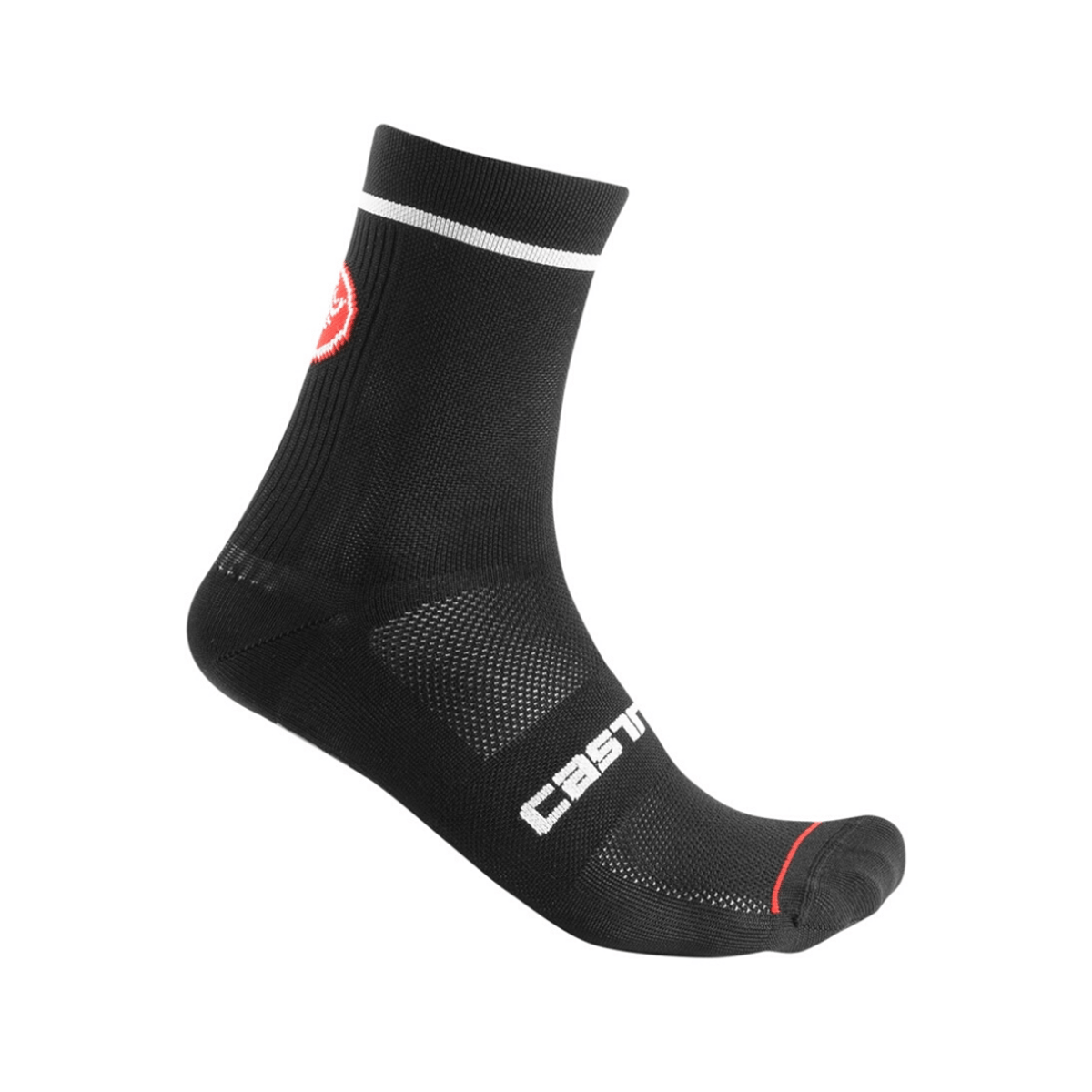 Meias Castelli Entrata 13 Pretas Unissexo, Tamanho S/M Unisex