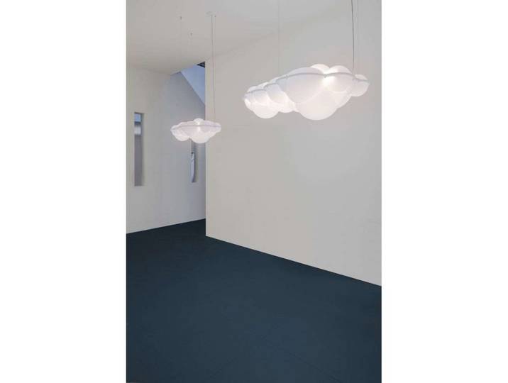 Nuvola LED Suspension Minor White - Nemo Lighting - Salon / séjour - Plastique