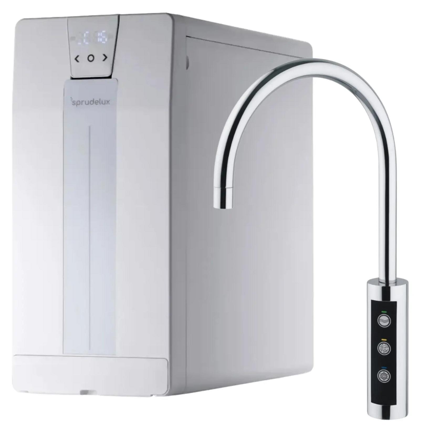 SPRUDELUX POWER SODA Untertisch Lara C Chrom 10 kg CO₂-Flasche