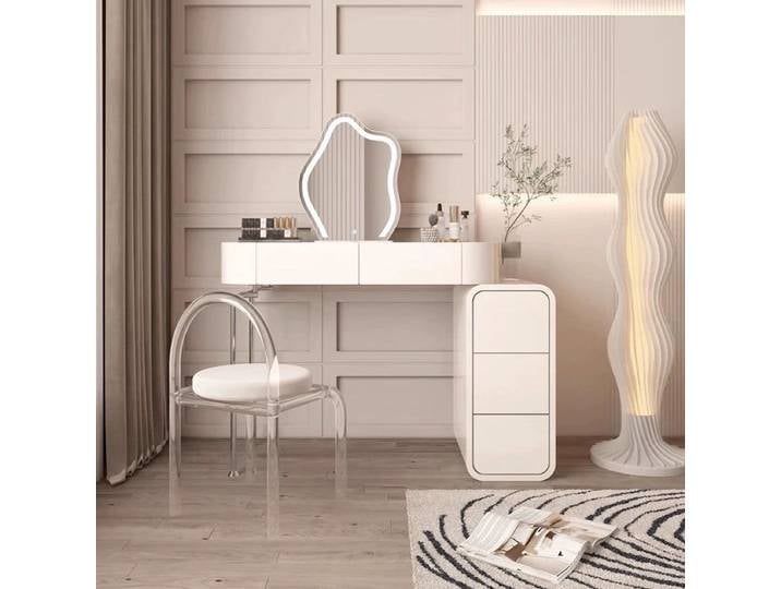 Table de vanité au Design Simple, commode de luxe élégante et esthétique, rangement créatif, coiffeuse de chambre à coucher, meubles de salon