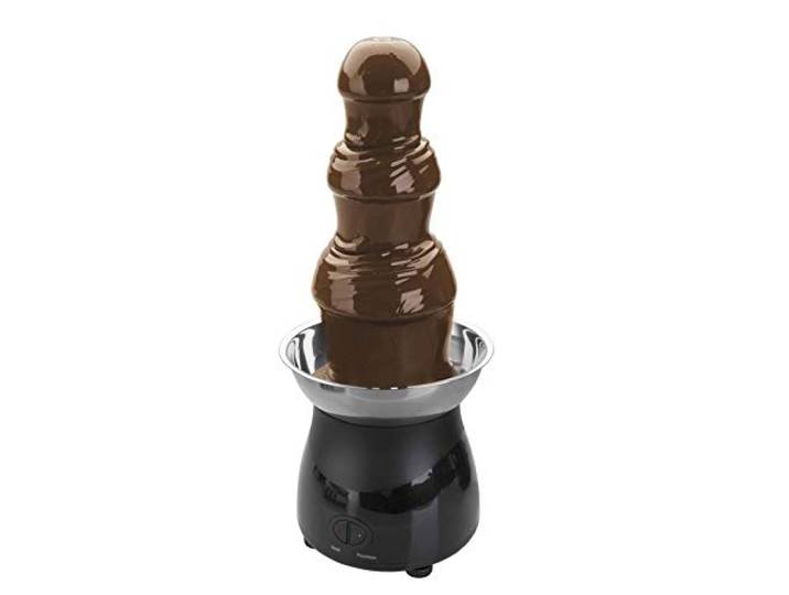 LACOR 69319 Gross Schokolade Fontäne 80 W, Silber, 38 cm Langlebiges Profi-Utensil; entwickelt für optimale Leistung und schnelle, unkomplizierte Reinigung in der Spülmaschine