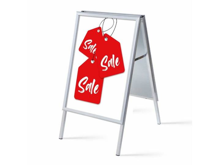 Showdown Displays Standregal A1 - Komplett-Set - Sale Englisch - Weiß/Rot, 1-tlg.