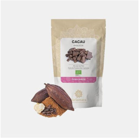 BIOSAMARA® CACAU EM PASTA - BLOCOS BIO 125g BioSamara