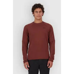 Mons Royale Quad Merino Fleece Hoodie sable Gr. L