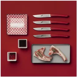 Berkel Steakmesser-Set, Besteck, Rot