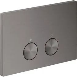 hansgrohe AXOR Drückerplate für hansgrohe iFrame Universal, 42531340, Farbe: Brushed Black Chrome