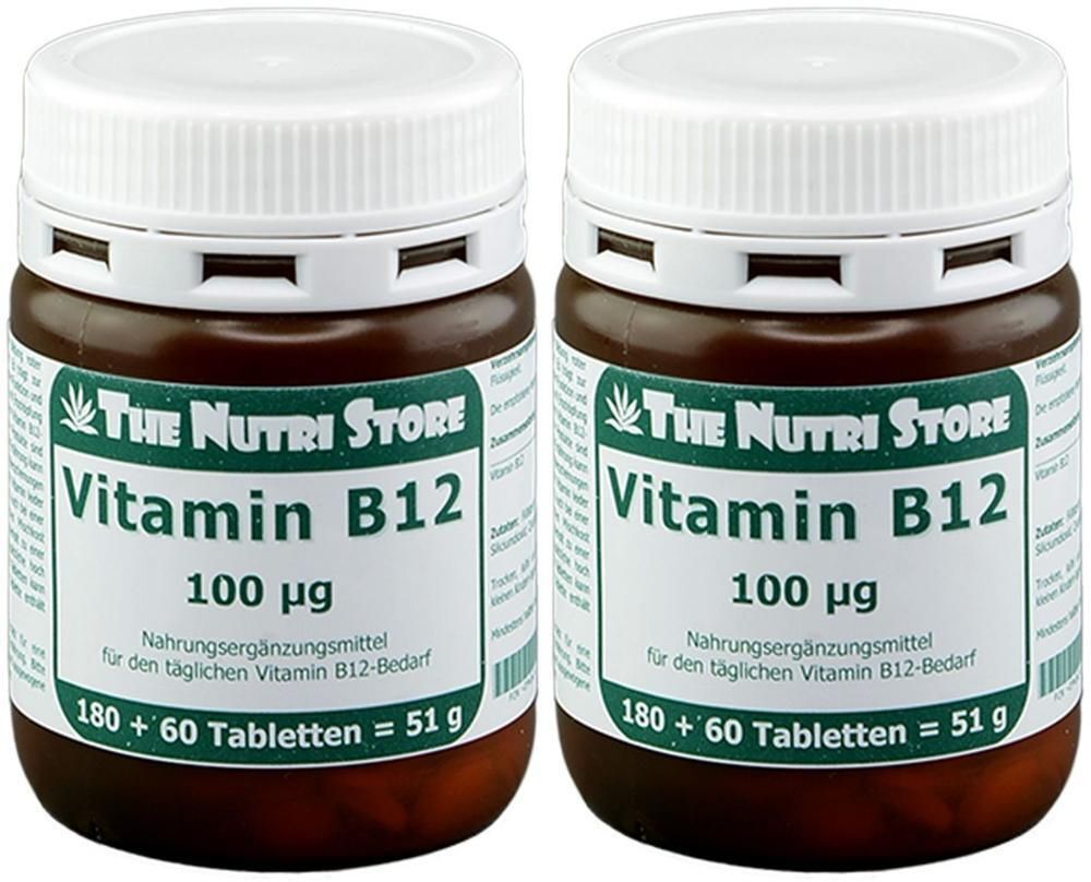 The Nutri Store Vitamin B12 100 µg Tabletten 2x 2x240 St