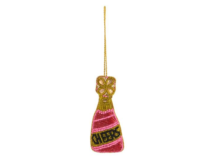 Weihnachtsdeko Anhänger ''Cheers'', mehrfarbig