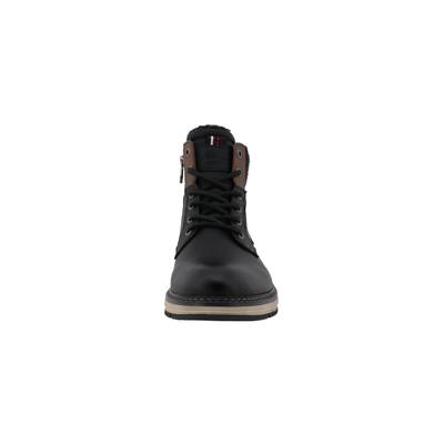 Winterstiefel TOM TAILOR "Tom Tailor Stiefel", Damen, Gr. 44, schwarz, Polyurethan, Schuhe Winterstiefel