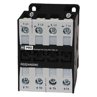RS PRO Leistungsschütz 24 V-Spule, 3 400 V / 24 A 11 kW (K3-24A00= 24)