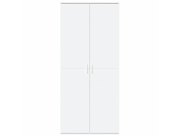 BEL-ACHAT* Buffe haut - Capacité généreuse - Cabinet Vaisselier blanc 80x35x180 cm - Bois d'ingénierie Prom37964731
