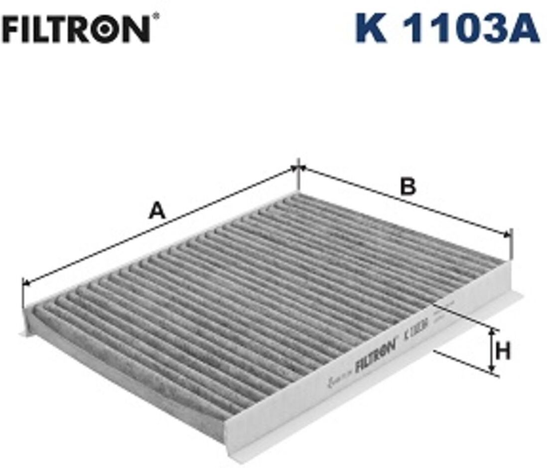 Innenraumluftfilter mit Aktivkohle FILTRON K1103A
